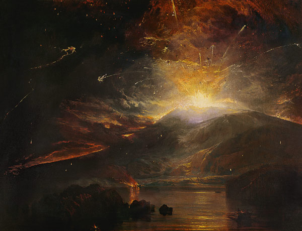 The Eruption of the Soufriere Mountains in the Island of St. Vincent de William Turner