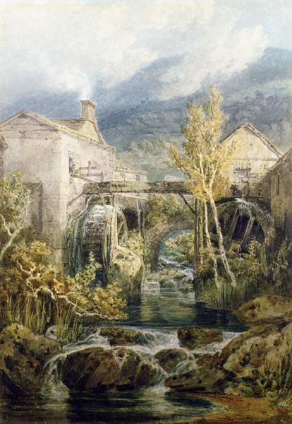 The Old Mill, Ambleside de William Turner