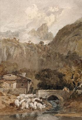 W.Turner, Aiguillette vom Tal der Cluse