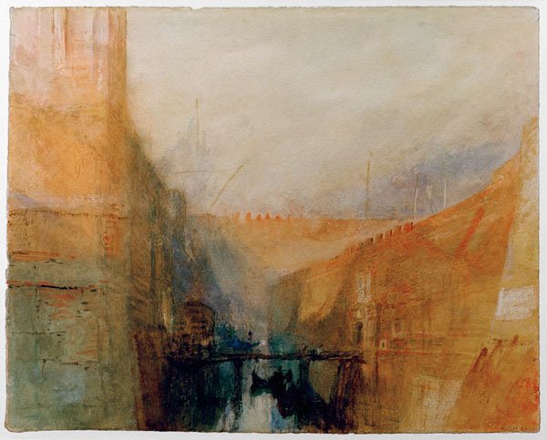 W.Turner, Venice, The Arsenal de William Turner