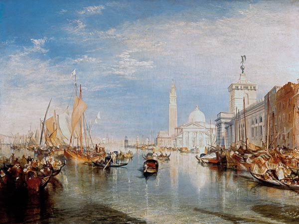 Venecia, Dogana y San Giorgio Maggiore de William Turner