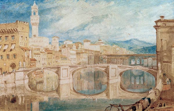 W.Turner, View of Florence from Ponte... de William Turner