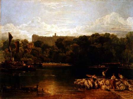 Windsor Castle from the Thames de William Turner