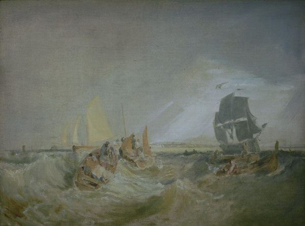 W.Turner, Schiffahrt Themsemündung de William Turner
