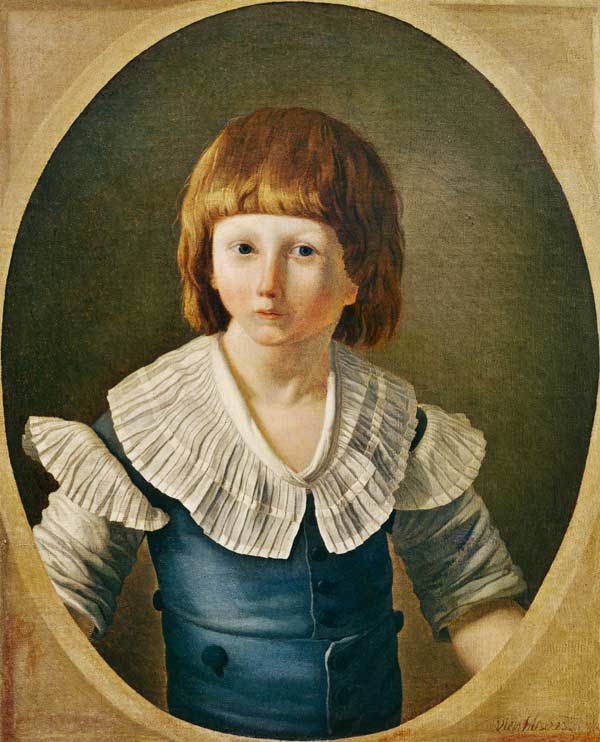 Louis XVII (1785-95) aged 8, at the Temple de Joseph-Marie the Younger Vien