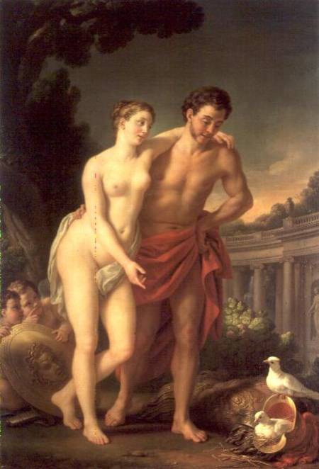 Mars and Venus de Joseph Marie Vien