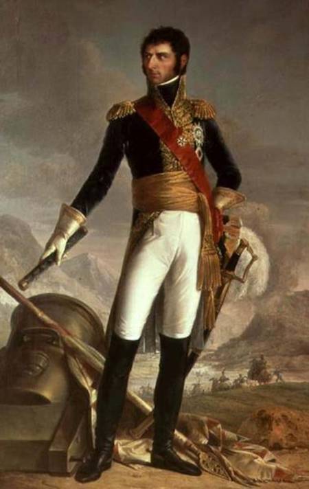 Portrait of Charles Jean Baptiste Bernadotte (1763-1844) after a painting by Francois Joseph Kinson de Joseph Nicolas Jouy