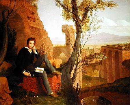 Percy Bysshe Shelley (1792-1822) de Joseph Severn (Umkreis)
