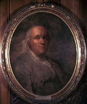 Portrait of Benjamin Franklin (1706-90)