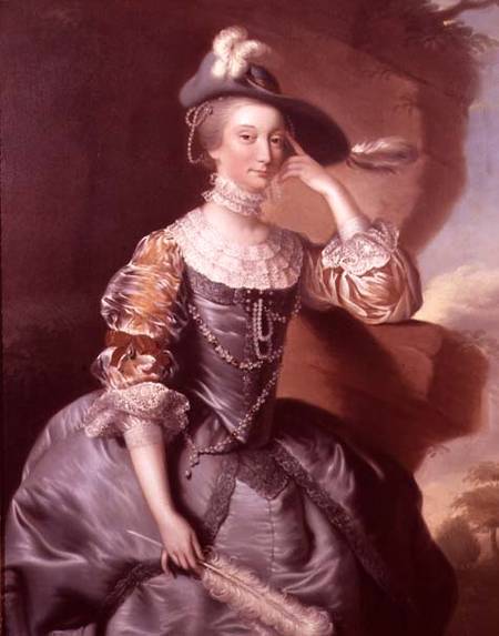 Portrait of Mrs Anne Carver de Joseph Wright of Derby