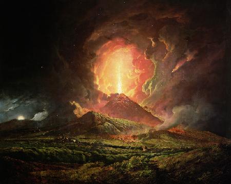 An Eruption of Vesuvius, seen from Portici