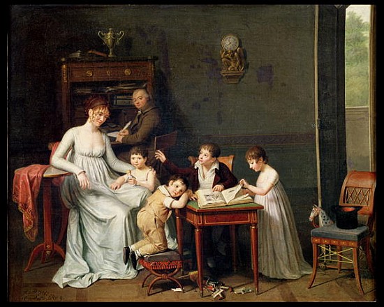 Portrait of a Family, 1800-01 de Joseph Marcellin Combette