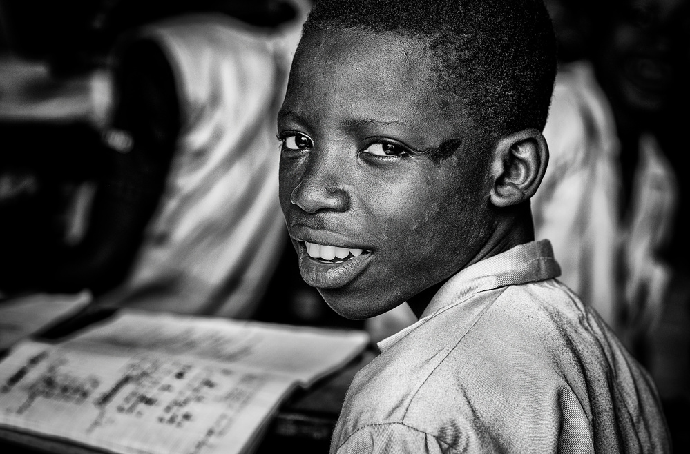 At school in Benin. de Joxe Inazio Kuesta Garmendia