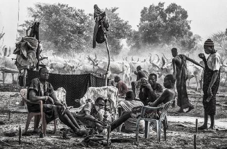 In a Mundari cattle camp-X - South Sudan