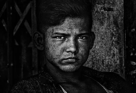 Rohingya refugee boy