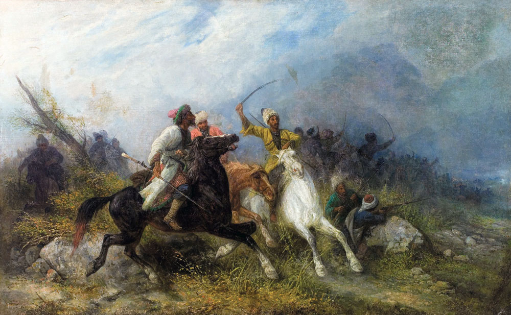 Caucasian Battle de Jozef Brandt
