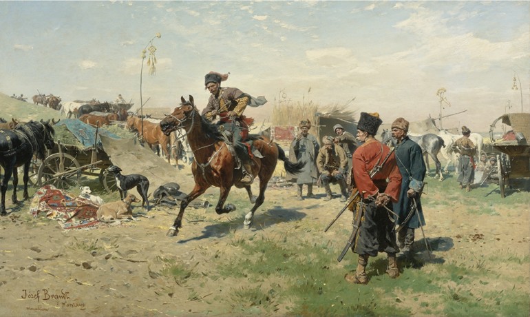 The Zaporozhian Cossacks de Jozef Brandt