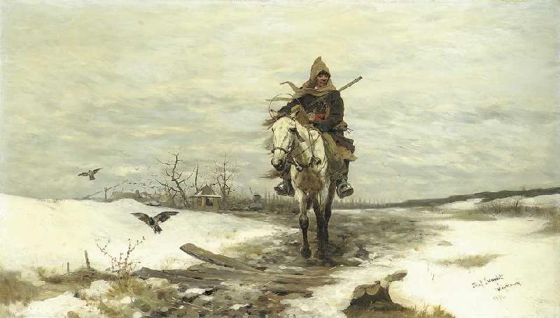 Der einsame Jäger de Jozef von Brandt