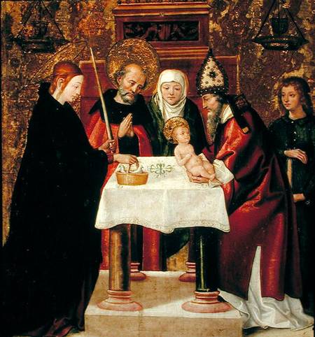 The Circumcision and The Presentation in the Temple de Juan  de Borgona