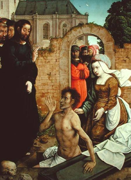 The Resurrection of Lazarus de Juan  de Flandes