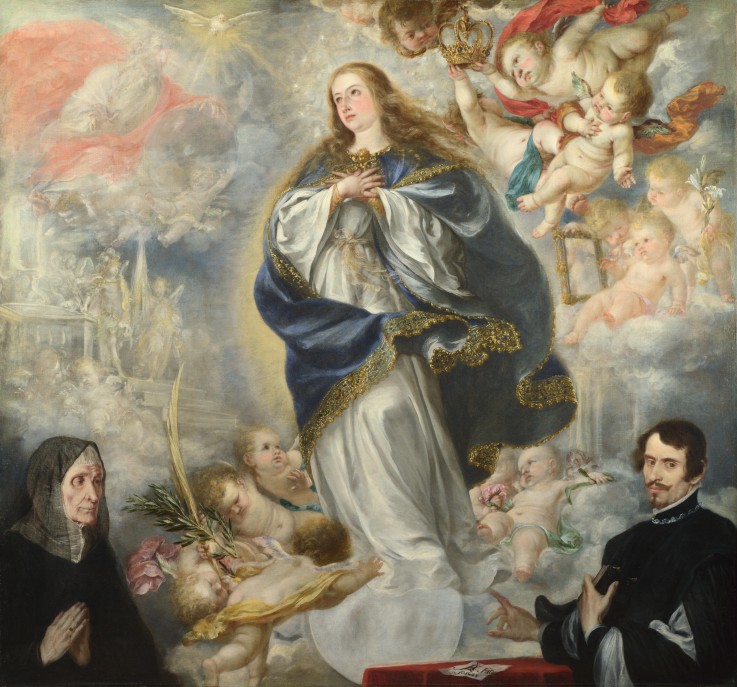 The Immaculate Conception with Two Donors de Juan de Valdes Leal