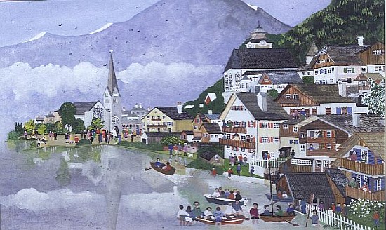 Hallstadt, Austria, 1995 (w/c)  de Judy  Joel