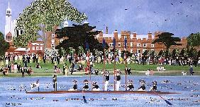 The Procession of Boats at Eton College 