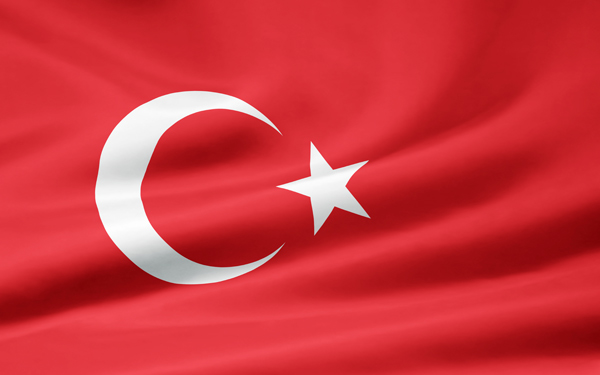 Türkische Flagge de Juergen Priewe