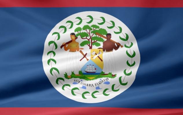 Belize Flagge de Juergen Priewe