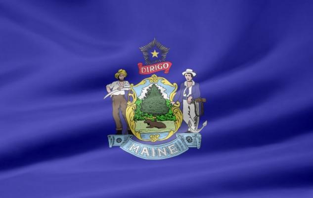 Maine Flagge de Juergen Priewe