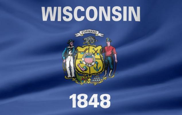 Wisconsin Flagge de Juergen Priewe