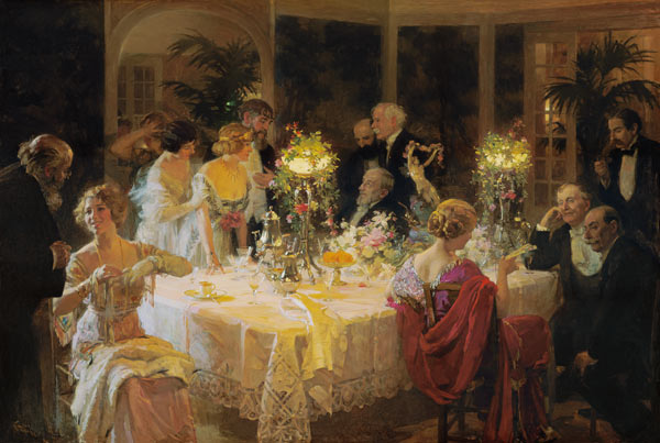 The End of Dinner de Jules Alexandre Grun