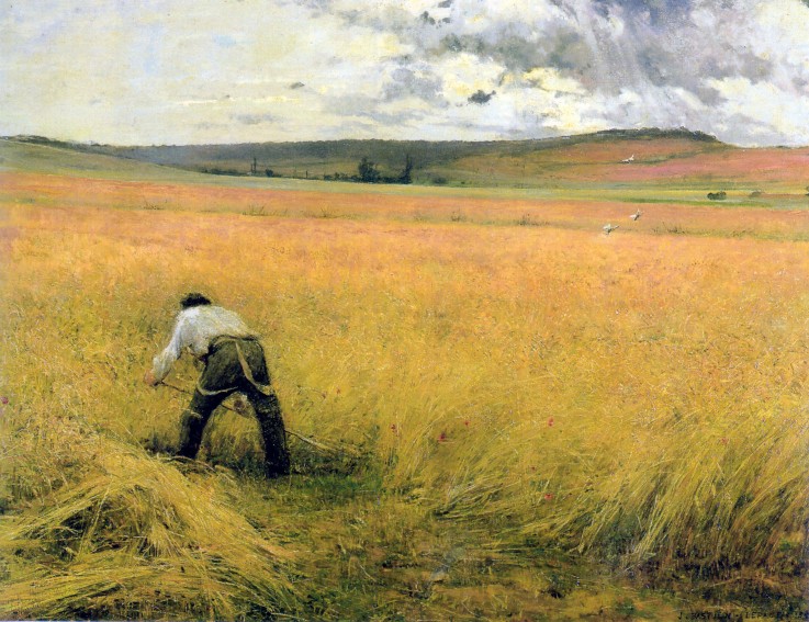 The Ripened Wheat de Jules Bastien-Lepage