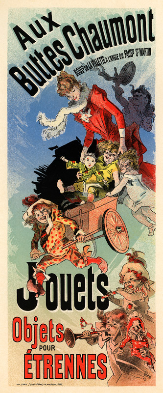Aux Buttes Chaumont (Poster) de Jules Chéret