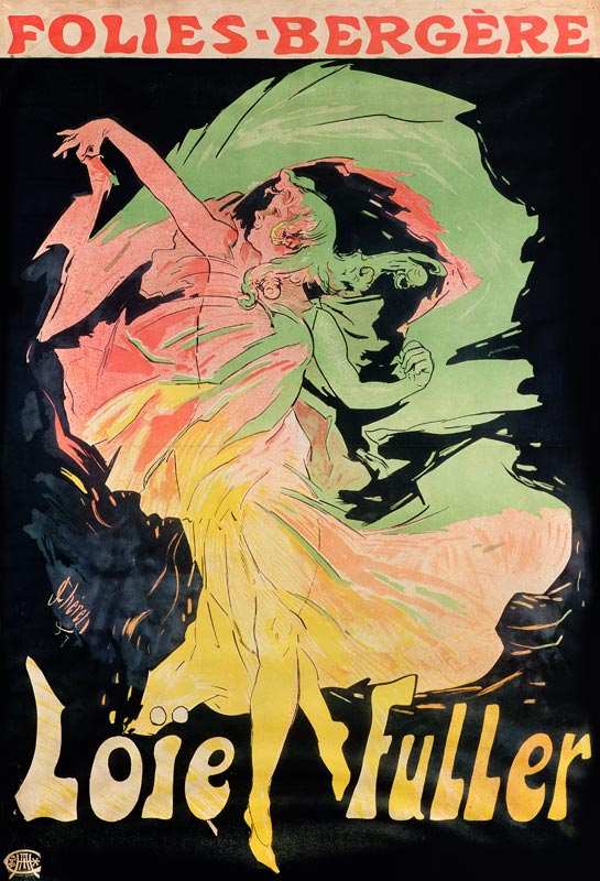 Folies Bergere: Loie Fuller, France de Jules Chéret