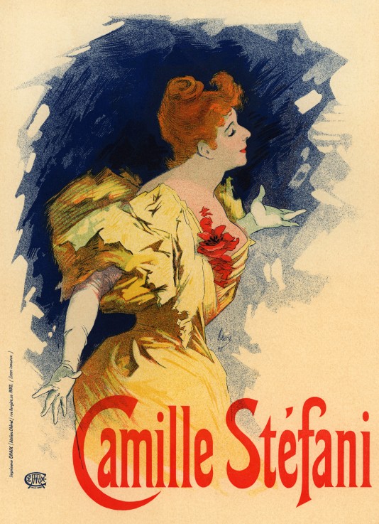 Camille Stéfani (Poster) de Jules Chéret