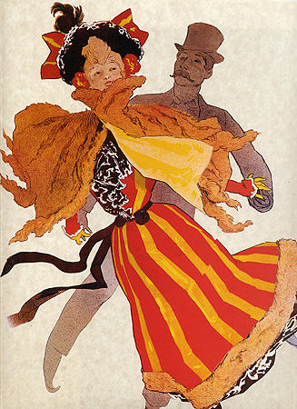 Poster outline de Jules Chéret