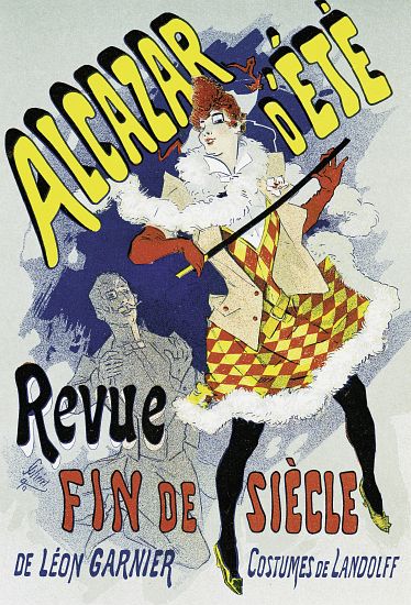Poster advertising a show de Jules Chéret
