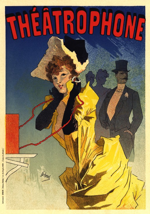 Théâtrophone (Poster) de Jules Chéret