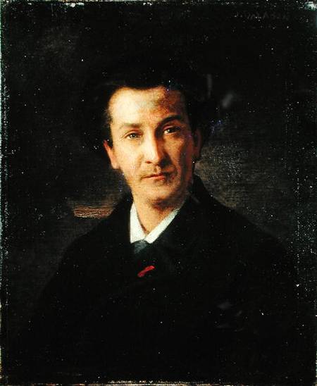 Portrait of Francois Coppee (1842-1908) de Jules Emmanuel Valadon