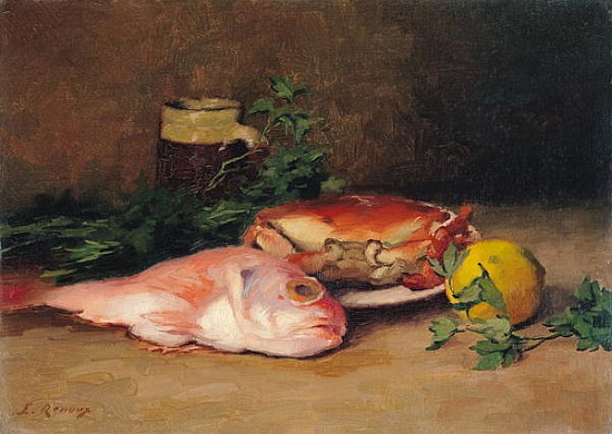 Crab and Red Mullet de Jules Ernest Renoux