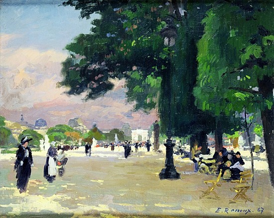 The Tuileries de Jules Ernest Renoux