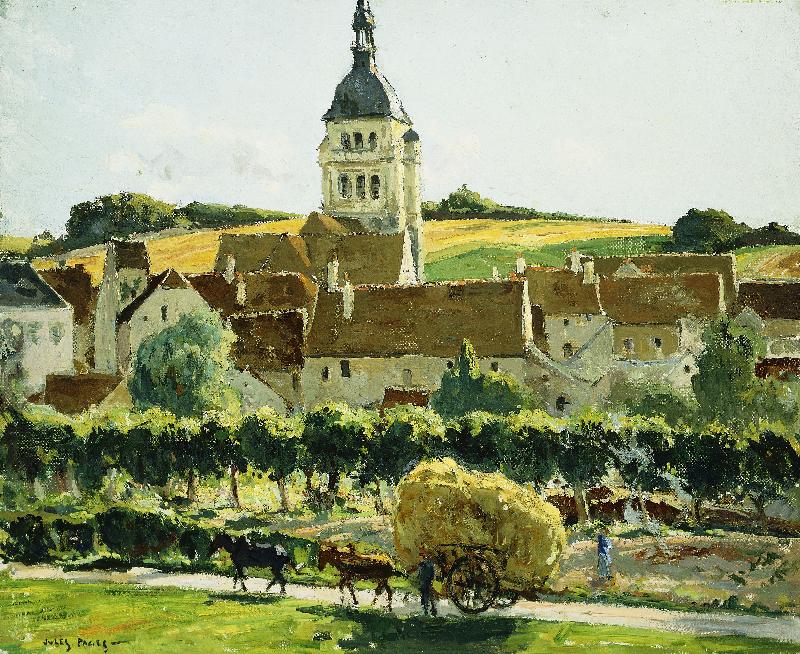 Chézy-sur-Marne nahe Château Thierry. de Jules Eugène Pages