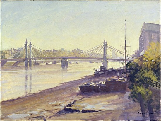 Albert Bridge (oil on canvas)  de Julian  Barrow