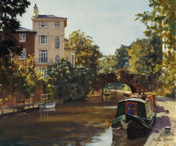 Regent''s Park Canal (oil on canvas)  de Julian  Barrow