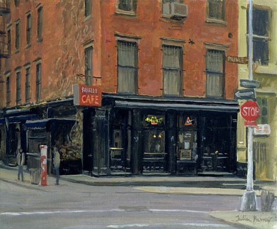 Fanelli''s Bar, New York, 1996 (oil on canvas)  de Julian  Barrow