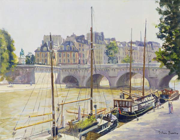Pont Neuf (oil on canvas)  de Julian  Barrow