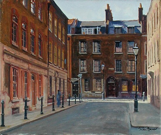 Princelet Street, Spitalfields (oil on canvas)  de Julian  Barrow