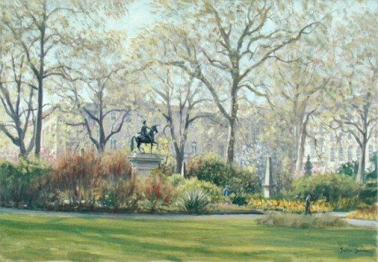 St. James''s Square (oil on canvas)  de Julian  Barrow