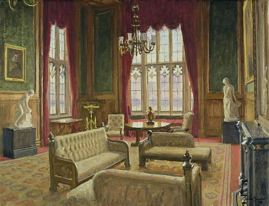 The River Room, Palace of Westminster (oil on canvas)  de Julian  Barrow